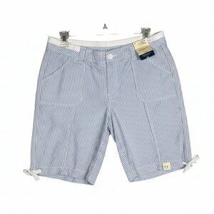 NWT St. John’s Bay Mid-Rise Bermuda Shorts